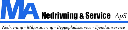 MA Nedrivning & Service ApS logo